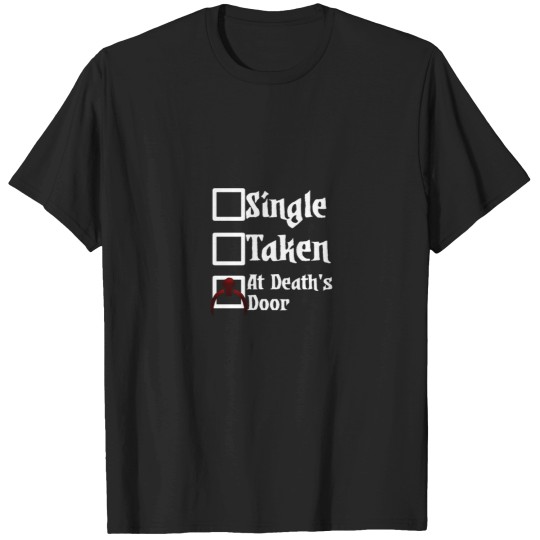 Discover Darkest Dungeon  Single Taken At deaths door for Black and other coloured shirts Graphic T T-Shirts