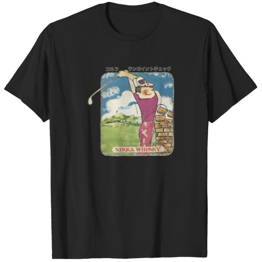 Discover Vintage Japanese Nikka Whisky Golf T-Shirts