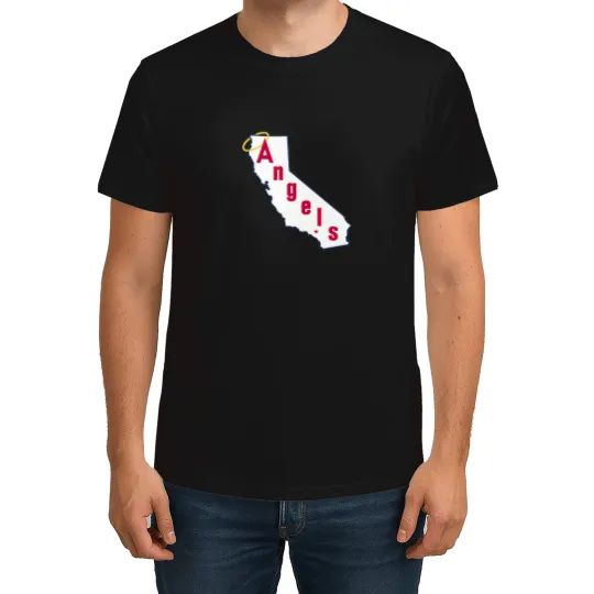 Discover Throwback California Angels Baseball Logo T-Shirts