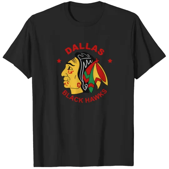 Discover Dallas Black Hawks Vintage Hockey Fan T-Shirts