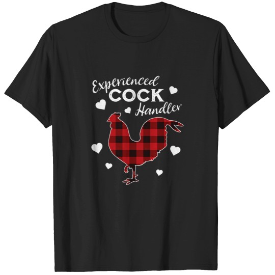 Discover Chicken Lover Experienced Cock Handler Funny Rooster Lover 27 T-Shirts