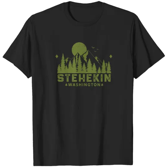 Discover Stehekin Washington Mountain Sight T-Shirts