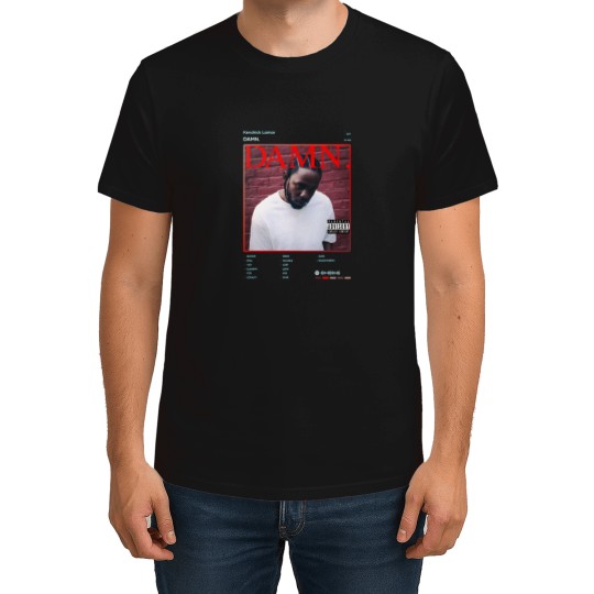 Discover Kendrick Lamar - DAMN. Tracklist Album T-Shirts