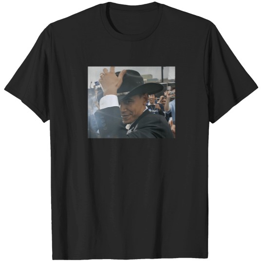 Discover Obama Cowboy Hat 1504 T-Shirts