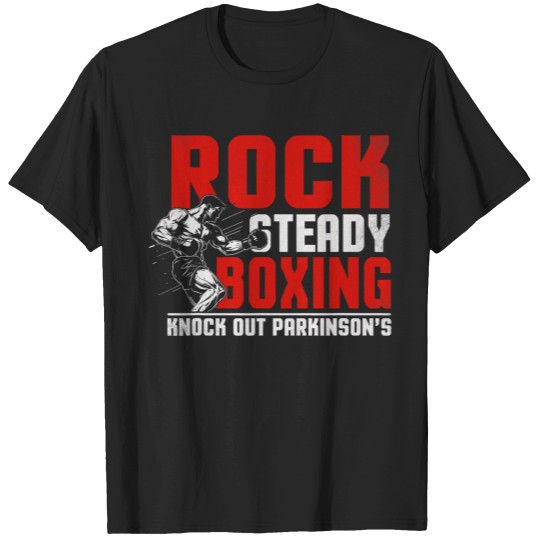 Discover Rock Steady Boxing Parkinsons Funny Boxing T-Shirts