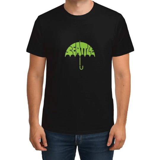 Discover Seattle Rain umbrella T-Shirts