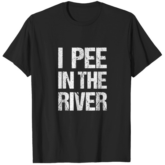 Discover I Pee In The River Funny Summer Tubing Floating T-Shirts