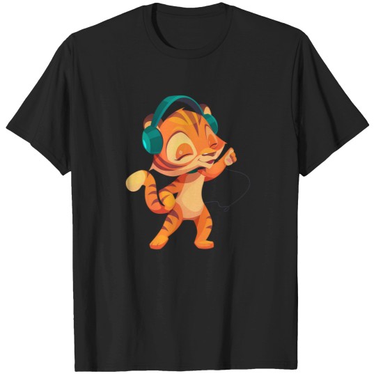 Discover Musical Tiger T-Shirts