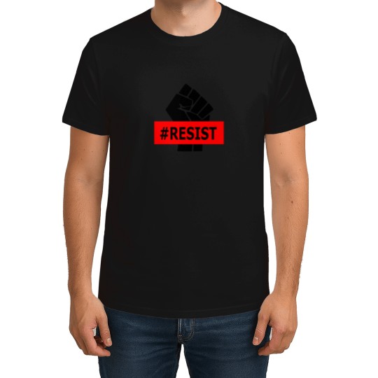 Discover Resist - Hashtag Resist - Raised Fist - Black Power 4543 T-Shirts