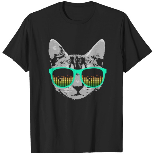 Discover Music Cat With Glasses T-Shirts