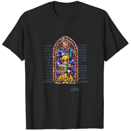 Discover Nintendo Zelda Stained Glass Protector Long Sleeve Tee Long Sleeve T-Shirts