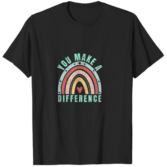 Discover You Make A Difference Everyday Inspirational Mot T-Shirts
