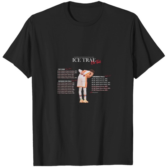 Discover Ice Trae On Tour Black - Trae Young Atlanta Play-offs T-Shirts