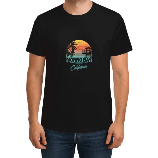 Discover Morro bay California beach shirt T-Shirts