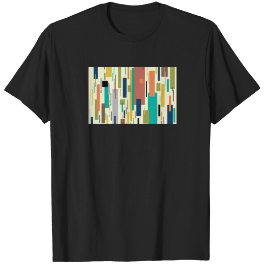 Discover Color Blocks Mid Century Modern Minimalist Design 604 T-Shirts