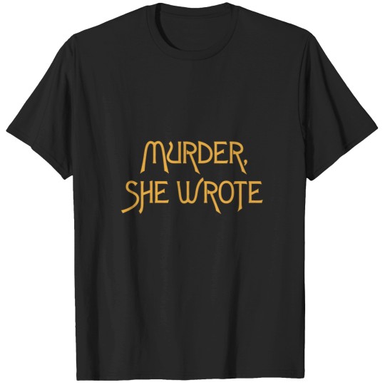 Discover She Wrote orange T-Shirts