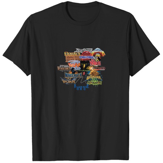 Discover Cedar Point Roller Coaster Designer t T-Shirts