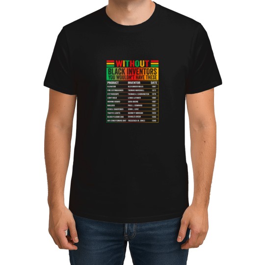 Discover History Of Forgotten Black Inventors Black History Month T-Shirts