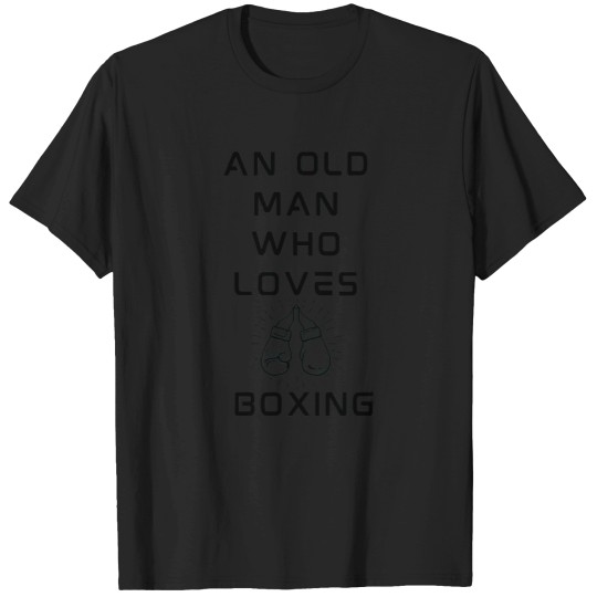 Discover Never Underestimate An Old Man Who Loves Boxing Stickers T-Shirts