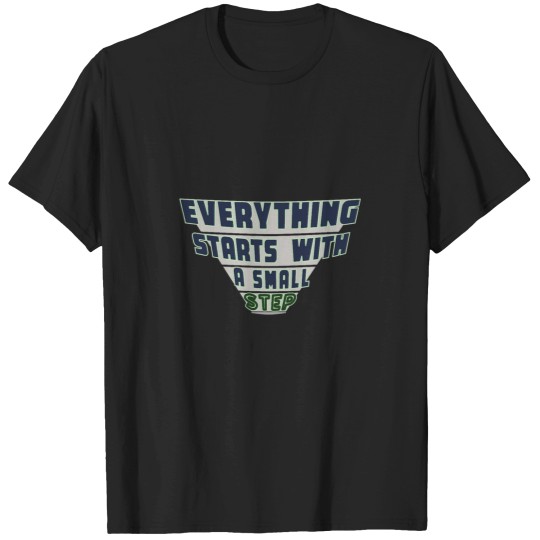 Discover Everything Starts with a Small Step (2) T-Shirts