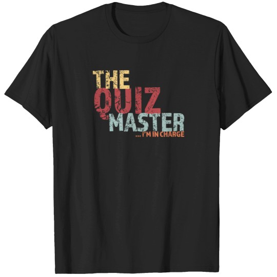 Discover Quiz Master Pub Quiz Team T-Shirts