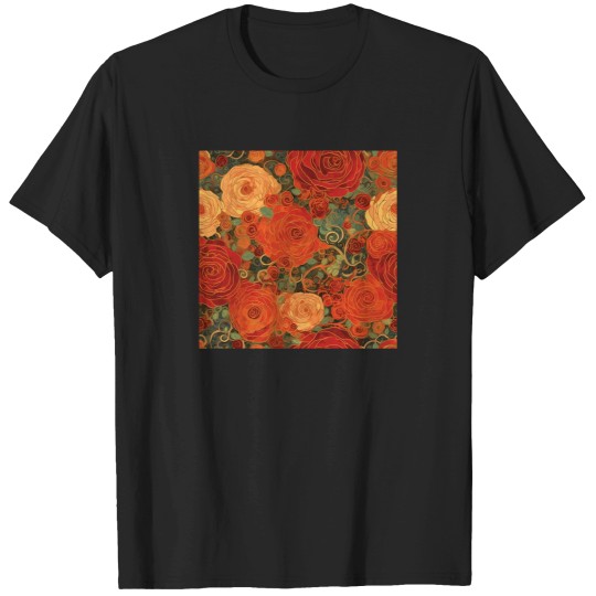 Discover Red And Yellow Roses Secession 4256 T-Shirts