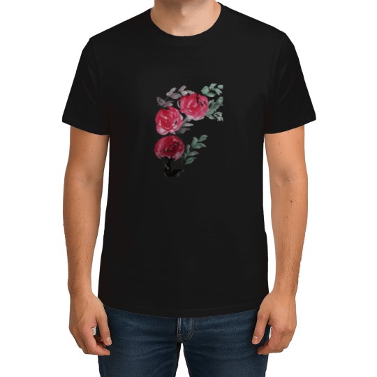 Discover Red  Color Rose 3077 T-Shirts