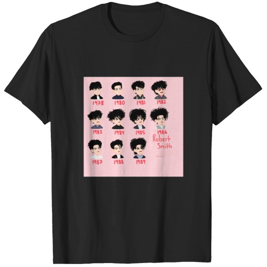 Discover Robert Smith of The Cure Hair History Active T-Shirt T-Shirts