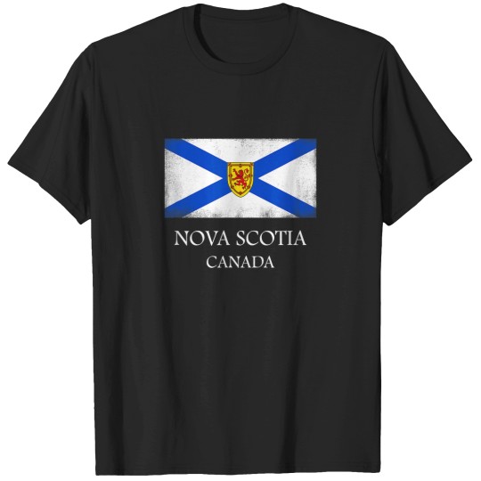 Discover Nova Scotia T Shirt Canada Province Flag Tee T-Shirts
