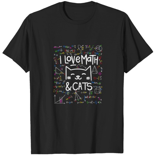Discover Cat Lover Math Humor T-Shirt for Cat and Math Lovers