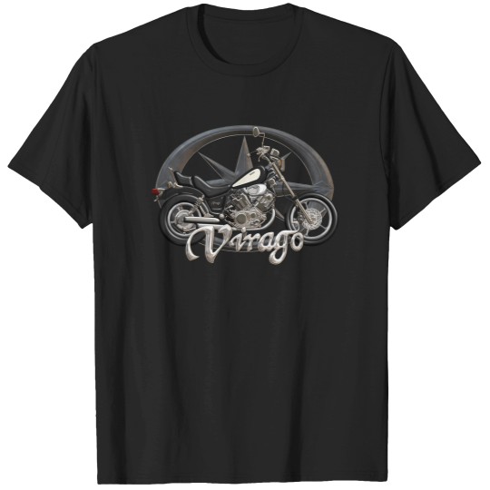Discover virago xv 1100 black star T-Shirts