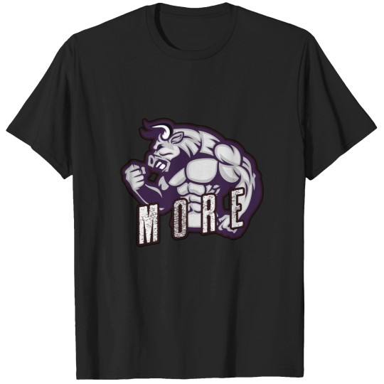 Discover BULL  INTENSITY AND DETERMINATION  BODYBUILDING WORKOUT T-Shirts
