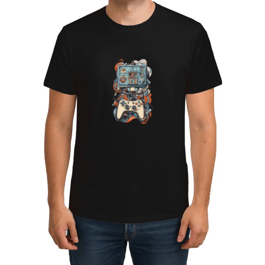Discover Abstract Art Aesthetic Gaming Streetwear T-Shirts