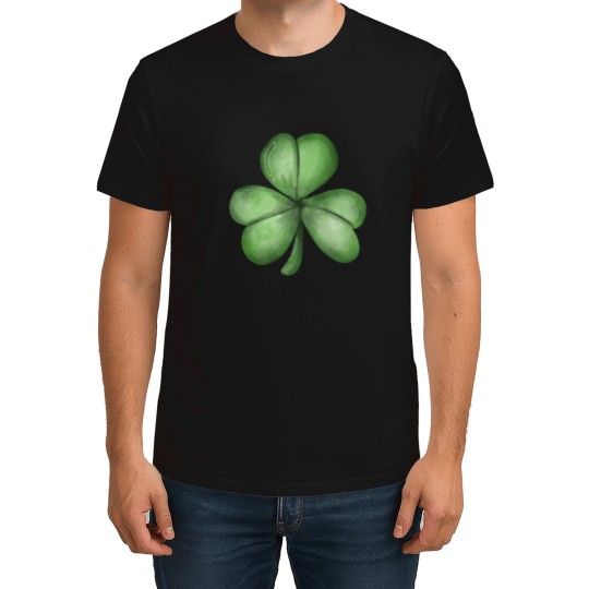 Discover Watercolor Clover Painting Clip Art St Patricks Illustration T-Shirts