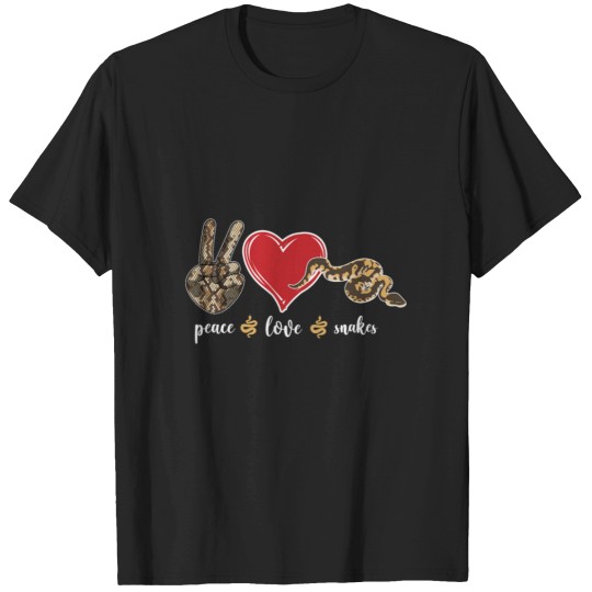 Discover Snake Serpent Peace Love Snakes T-Shirts
