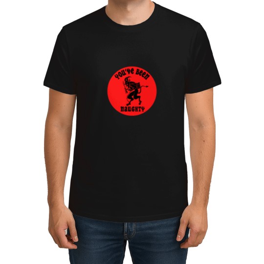 Discover You'Ve Been Naughty Krampus - Black And Red T-Shirts