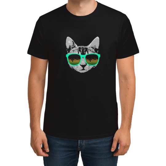 Discover Music Cat With Glasses T-Shirts