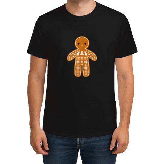 Discover Sweater Pattern Gingerbread Cookie T-Shirts