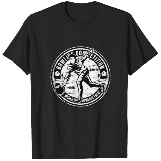 Discover Vintage Bowling international competition Premium T-Shirt T-Shirts