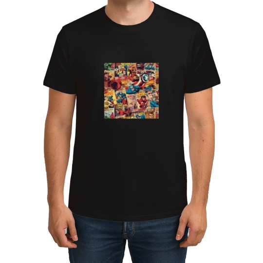 Discover vintage comic pattern Active T-Shirt T-Shirts