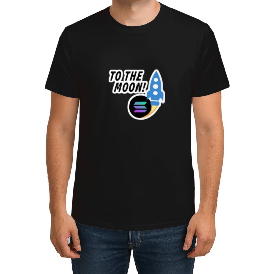 Discover Solana to the moon T-Shirts