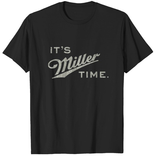 Discover Miller Lite Beer Logo Vintage T-Shirt