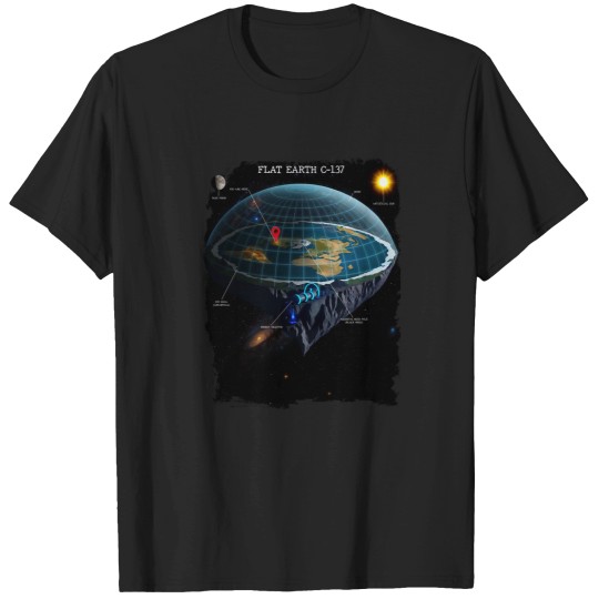 Discover Flat Earth C-139 T-Shirts