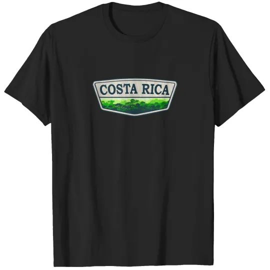 Discover Costa Rica Shield Jungle T-Shirt - Celebrate Costa Rica