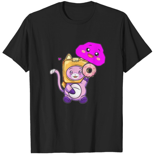 Discover Happy Rocky plushie lankybox T-Shirts