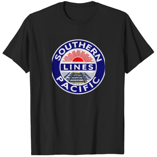 Discover Southern Pacific Lines - Railway Logo - Distressed Active T-Shirts