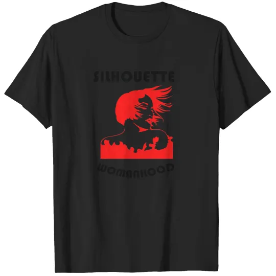 Discover Womanhood Silhouette art 2 T-Shirts