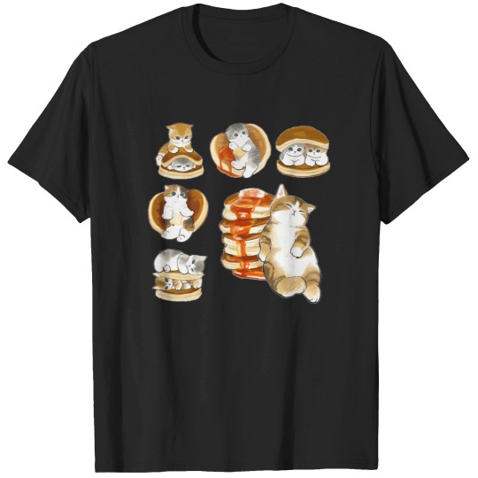 Discover mofusand pancakes set T-Shirts