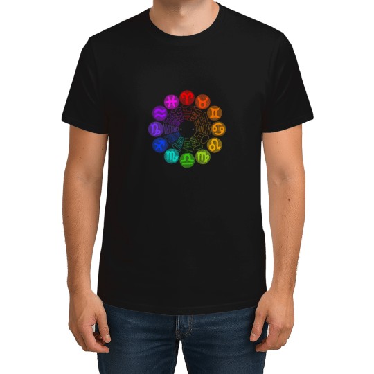 Discover zodiac design rainbow 1 T-Shirts