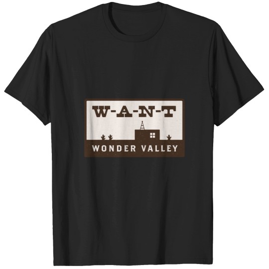 Discover WANT Want Wonder Valley Radio Station Logo T-Shirts